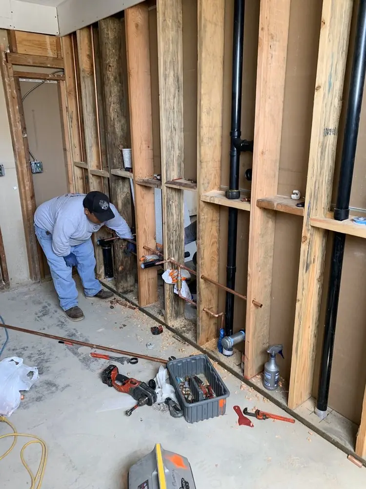 Commercial rough-in plumbing for Gas Line Repair in South Hill